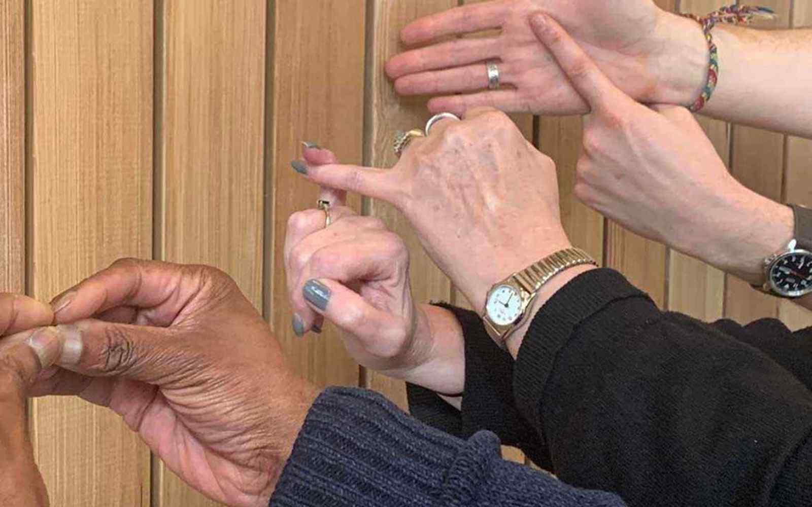 Hands doing British Sign Language