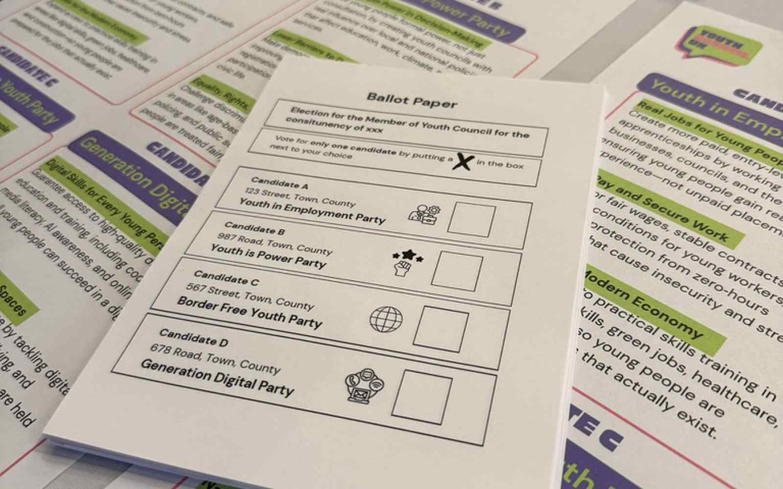 Voting ballot