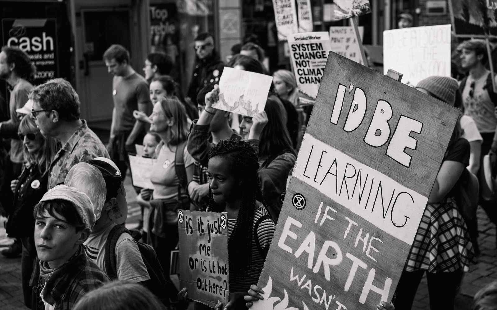 Students campaigning