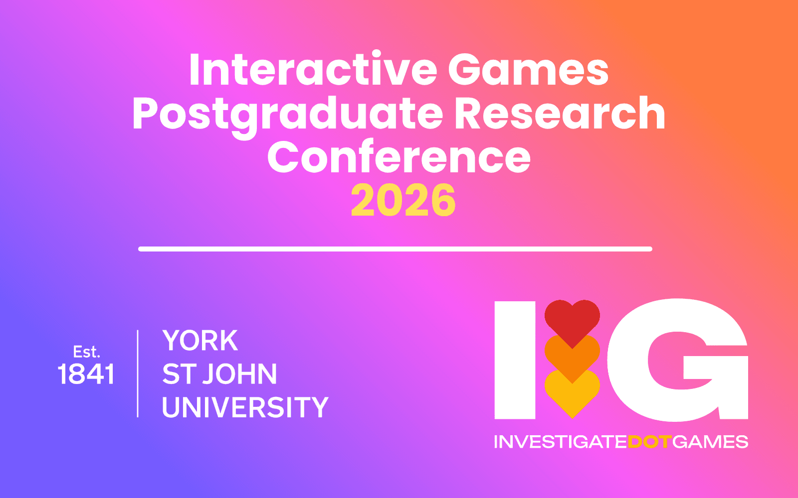 4th Interactive Games PGR Conference
