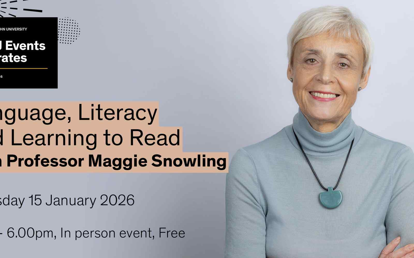 Image of Professor Maggie Snowling