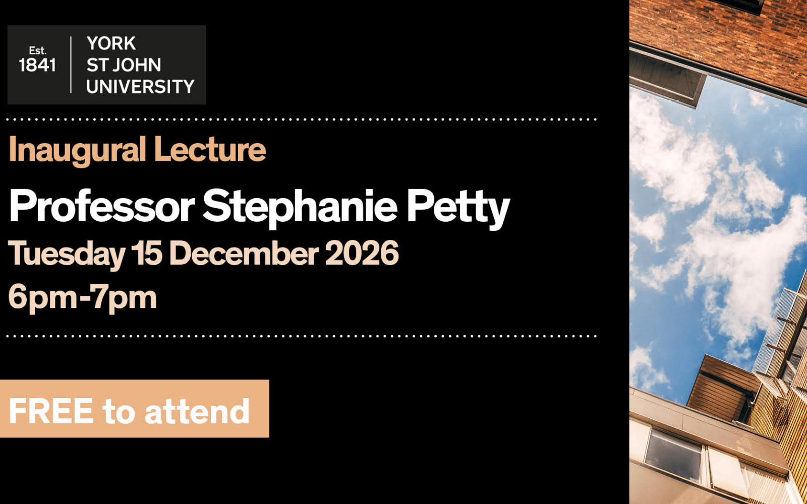 Inaugural Lecture - Stephanie Petty