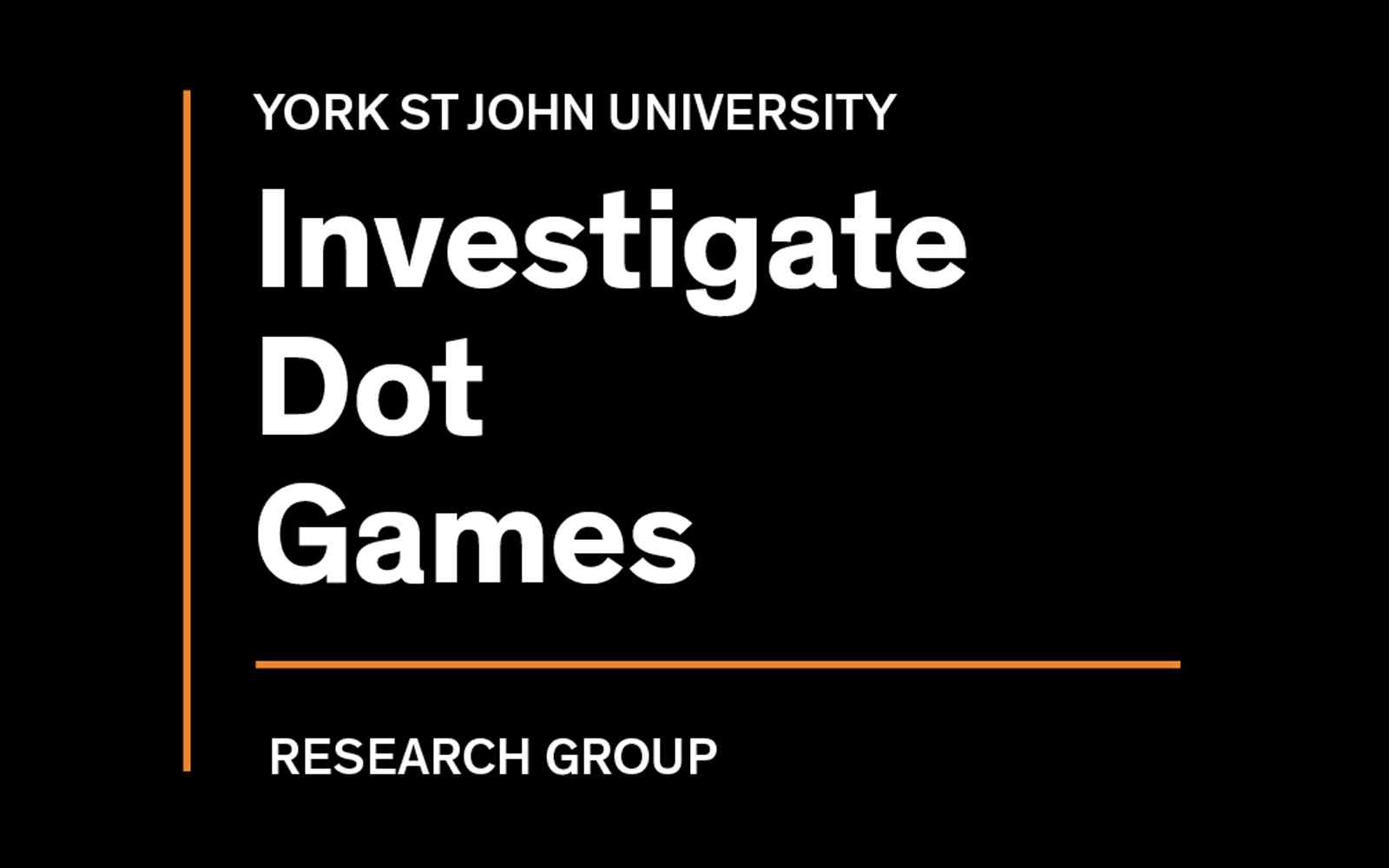 Investigate Dot Games logo.