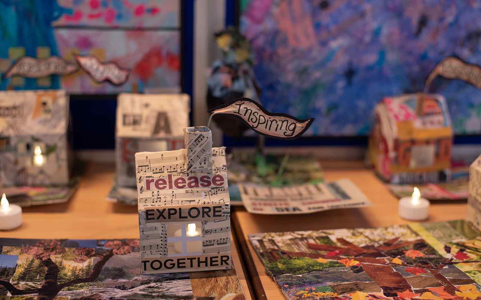 Mixed media artwork from Converge