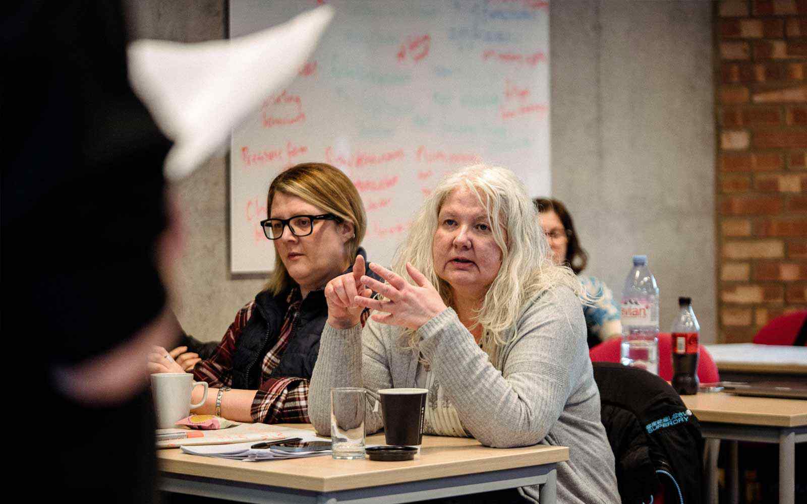 Student in classroom