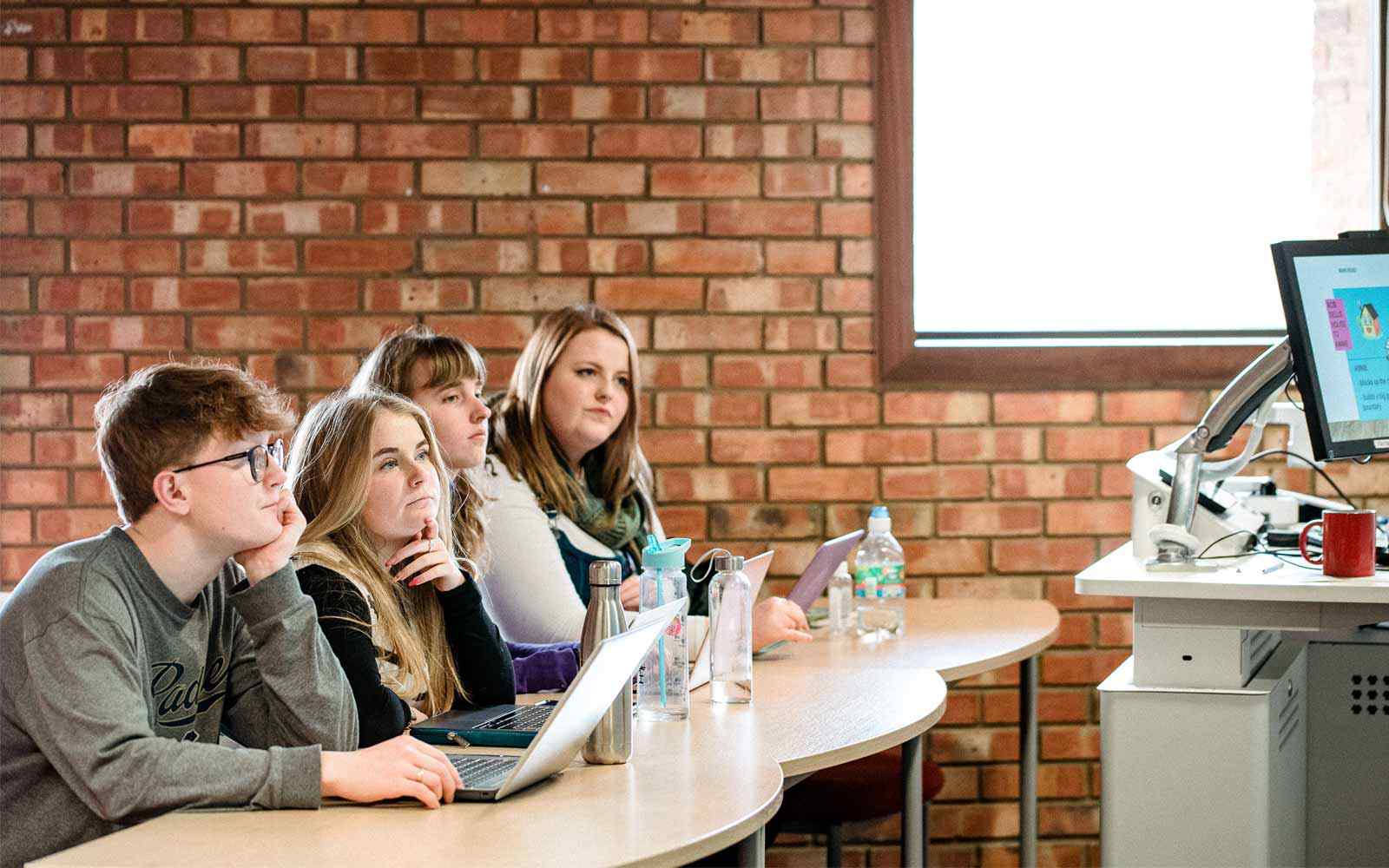 Law students in a lecture.