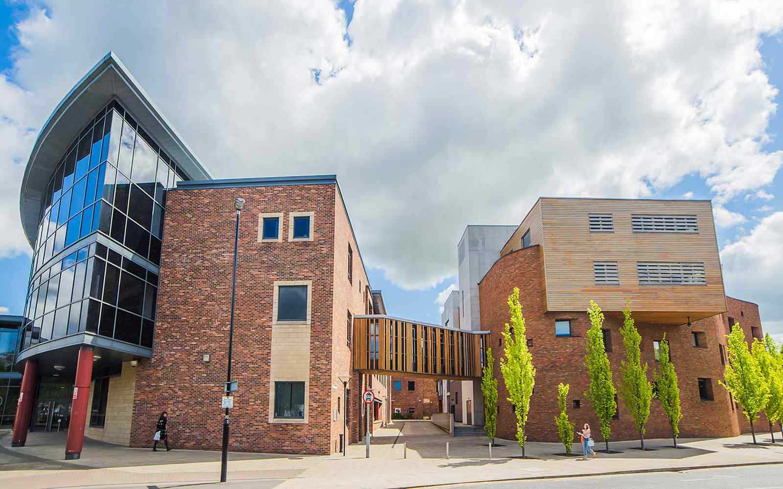York St John campus on sunny day