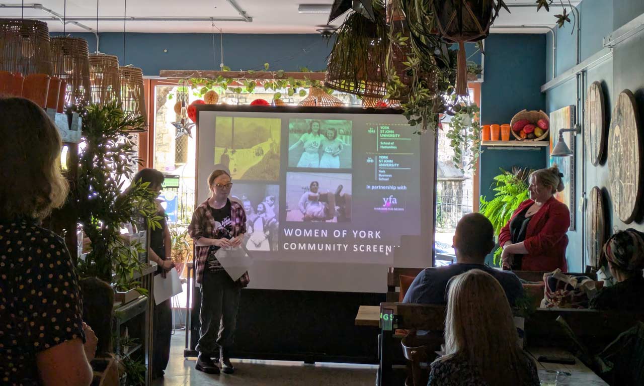 Community screening event for Women in York short film. 