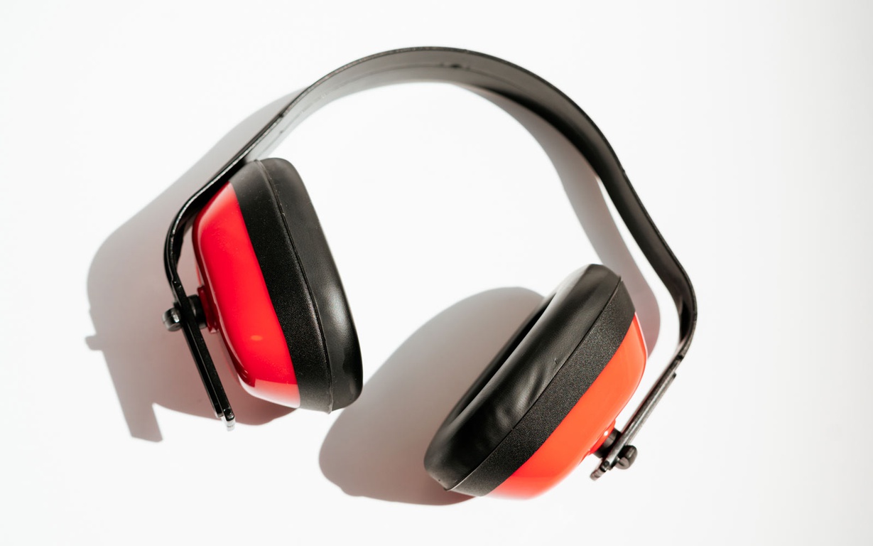 Ear defenders. 