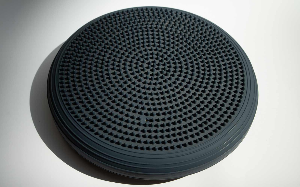 A wobble cushion. 