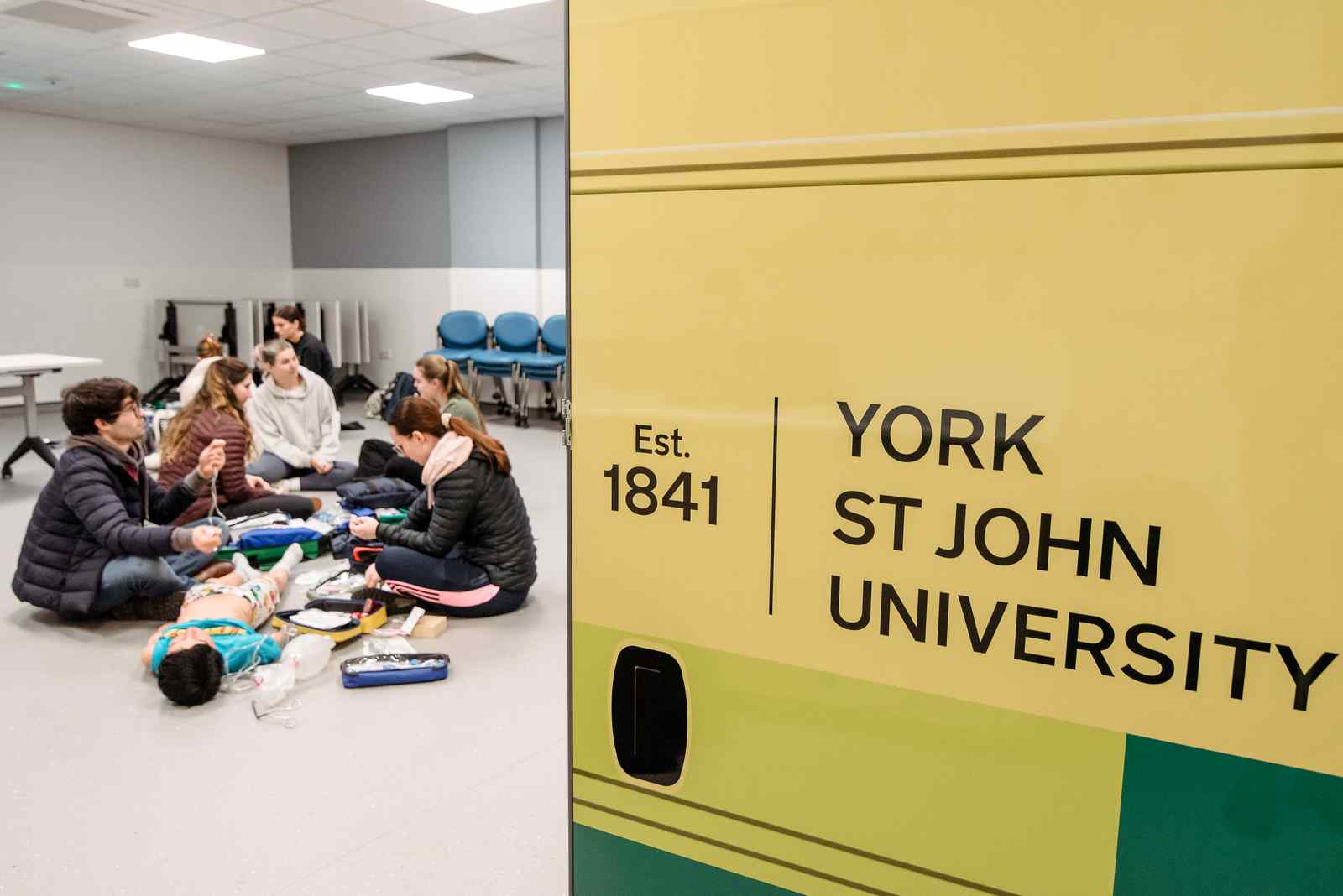 Paramedic science course students 