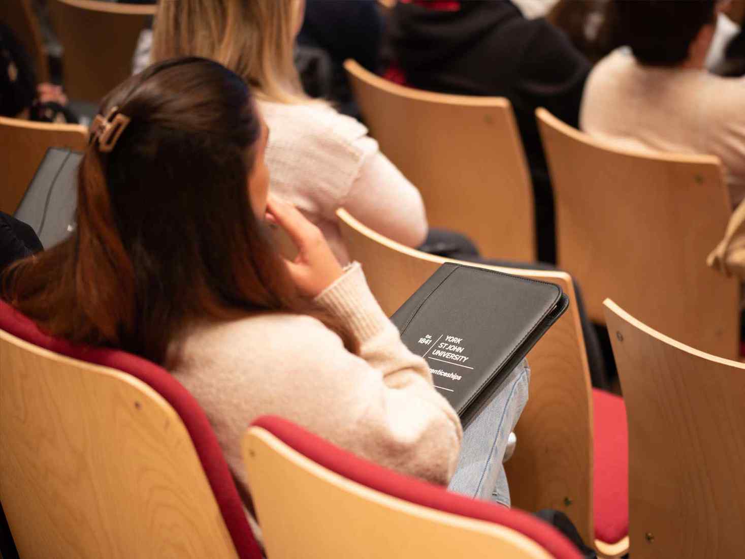 Students in classroom. 