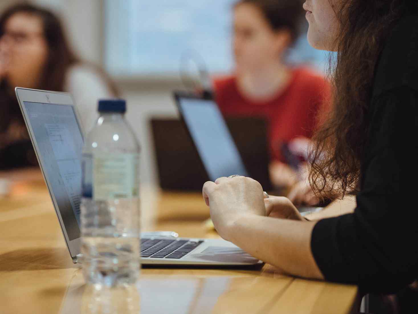 Student at laptop 