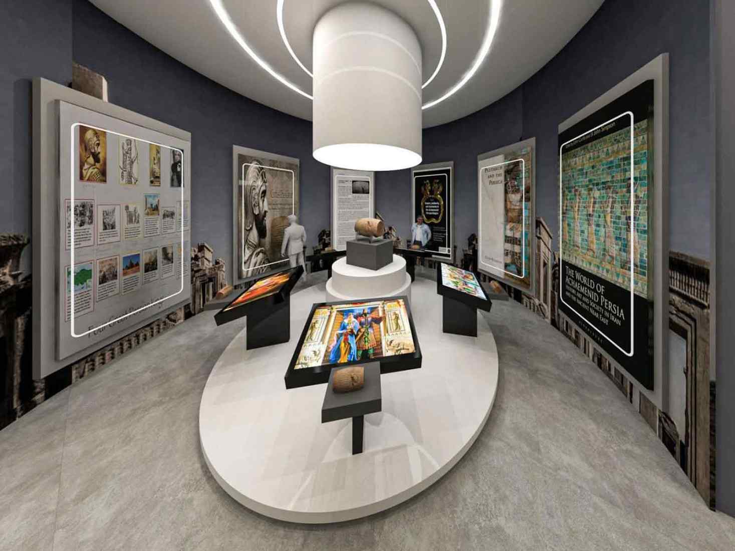 Example of digitally rendered student work for Interior Design 