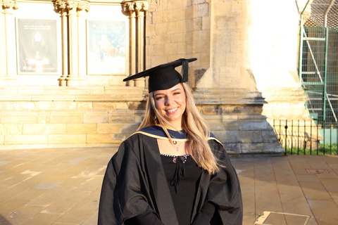 Chloe Ackroyd, Graduate success story 2025 