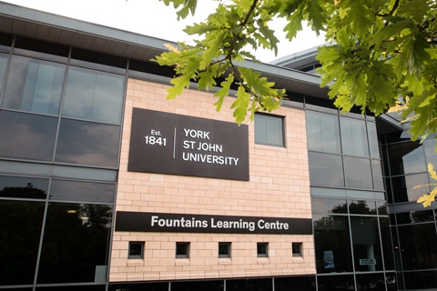 York St John University Fountains Learning Centre. 