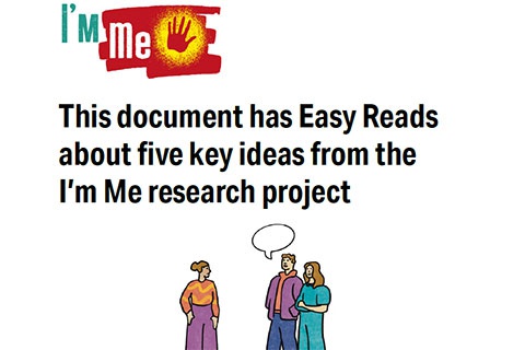 Front cover of I'm Me Easy Read summaries 