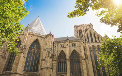 York Minster bathed in summer sun 
