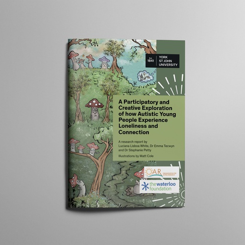 Front cover for the Loneliness Guide workbook 